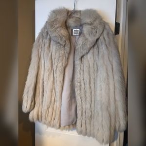 Vintage Two Tone Short Mink Coat